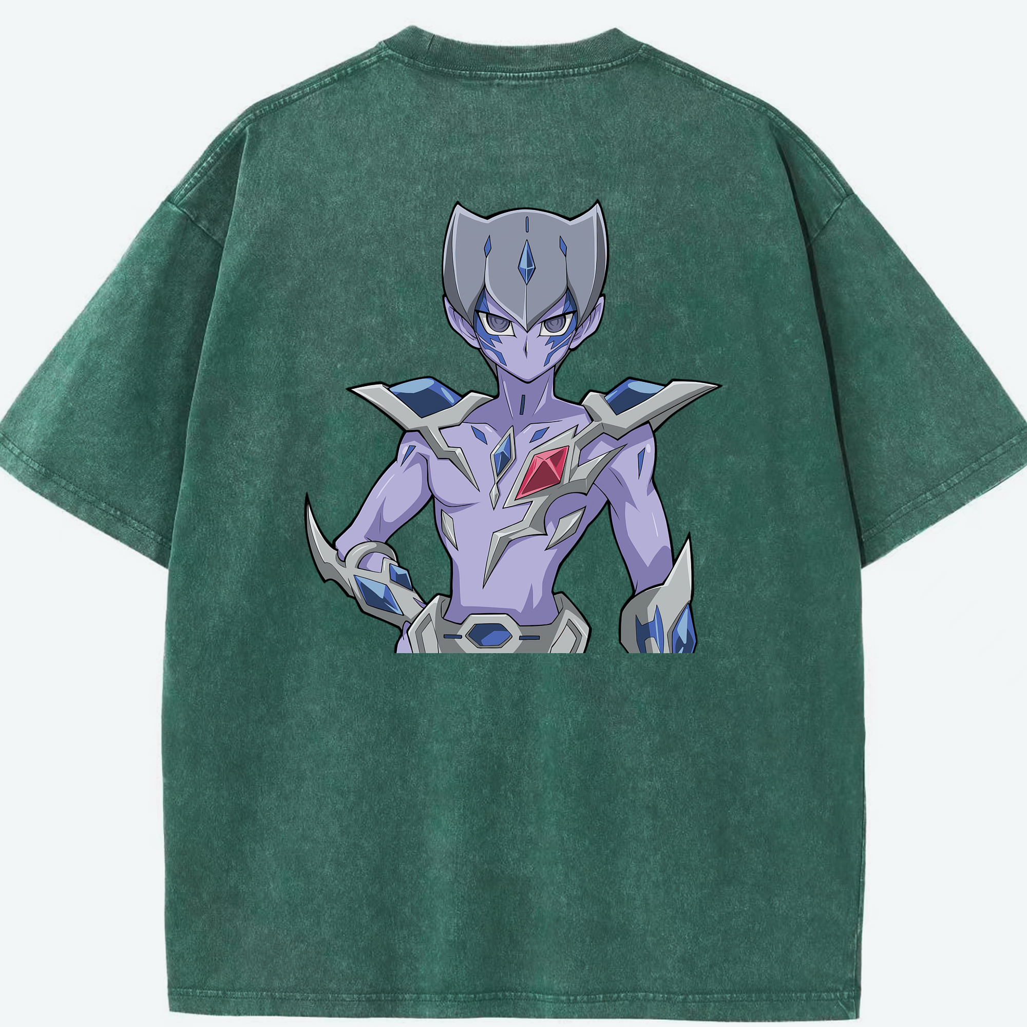 （画像用） 遊☆戯☆王 Yu-Gi-Oh! 綿100% ヴィンテージ風 半袖Tシャツ（背面プリント）